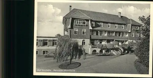 Bad Duerrheim Heilstaette Hirschhalde / Bad Duerrheim /Schwarzwald-Baar-Kreis LKR