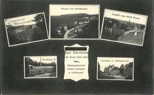 Bad Duerrheim Hotel Kreuz Badehaus / Bad Duerrheim /Schwarzwald-Baar-Kreis LKR