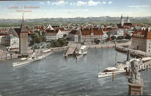 Lindau Bodensee Hafenpartie / Lindau (Bodensee) /Lindau LKR