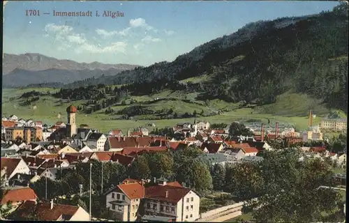 Immenstadt Allgaeu Gesamtansicht / Immenstadt i.Allgaeu /Oberallgaeu LKR