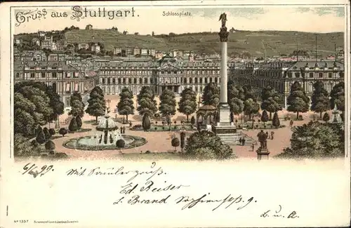 Stuttgart Schlossplatz / Stuttgart /Stuttgart Stadtkreis
