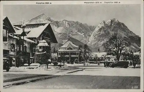 Garmisch-Partenkirchen Adolf Wagner Platz  / Garmisch-Partenkirchen /Garmisch-Partenkirchen LKR