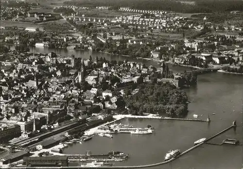 Konstanz Fliegeraufnahme Schiff / Konstanz /Konstanz LKR