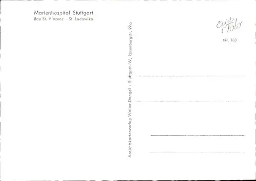 Stuttgart Marienhospital / Stuttgart /Stuttgart Stadtkreis