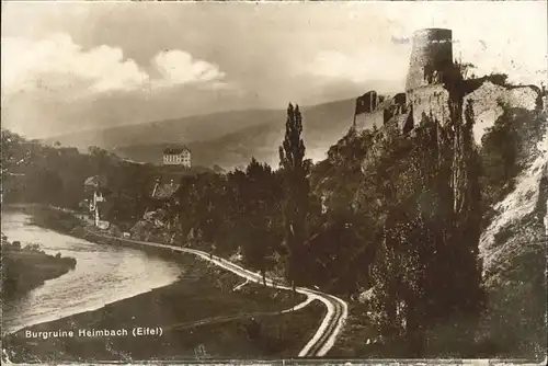 Heimbach Eifel Burgruine / Heimbach /Dueren LKR