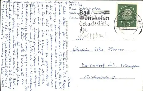 Bad Woerishofen Kneipop Kurheim Otto / Bad Woerishofen /Unterallgaeu LKR