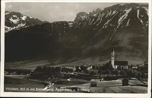 Pfronten Breitenberg Aggenstein Rossberg / Pfronten /Ostallgaeu LKR