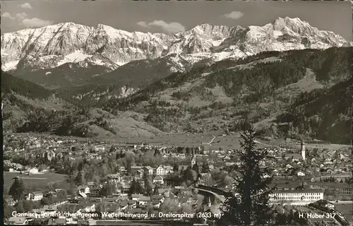 Garmisch-Partenkirchen Wettersteinwand Dreitorspitze / Garmisch-Partenkirchen /Garmisch-Partenkirchen LKR