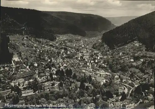 Wildbad Schwarzwald Fliegeraufnahme  / Bad Wildbad /Calw LKR