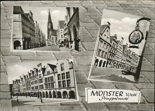 Muenster Westfalen Prinzipalmarkt / Muenster /Muenster Stadtkreis