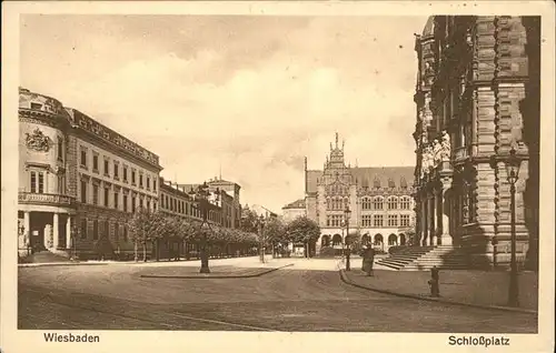 Wiesbaden Schlossplatz  / Wiesbaden /Wiesbaden Stadtkreis