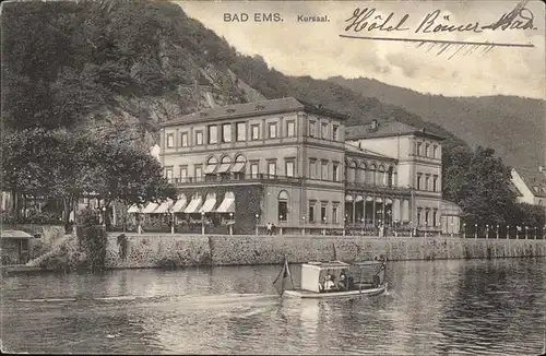 Bad Ems Kursaal Hotel Roemer / Bad Ems /Rhein-Lahn-Kreis LKR