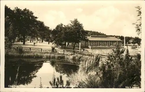 Oberhof Thueringen Promenade Wandelhalle / Oberhof Thueringen /Schmalkalden-Meiningen LKR