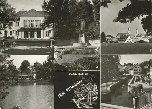 Bad Woerishofen Kurhaus Kneipp Denkmal Waldsee  / Bad Woerishofen /Unterallgaeu LKR