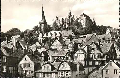 Marburg Lahn Schloss Kirche  / Marburg /Marburg-Biedenkopf LKR