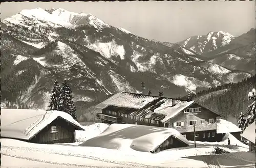 Schliersee Berg Gasthaus Obere Fistalm Rotwand Sonnwendjoch / Schliersee /Miesbach LKR