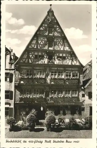 Dinkelsbuehl Deutsches Haus / Dinkelsbuehl /Ansbach LKR