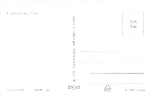 Bad Elster  / Bad Elster /Vogtlandkreis LKR