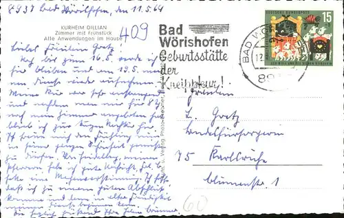 Bad Woerishofen Kurheim Dillian / Bad Woerishofen /Unterallgaeu LKR