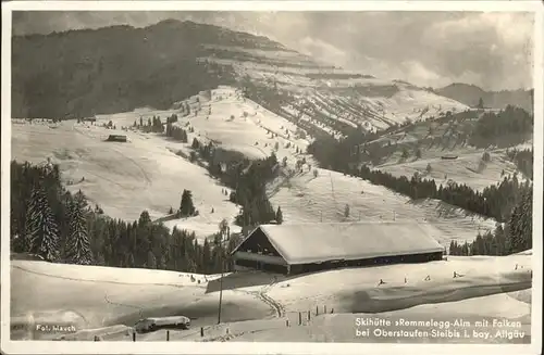 Oberstaufen Skihuette Remmelegg Falken Steibis  / Oberstaufen /Oberallgaeu LKR