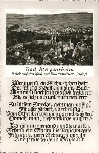 Bad Mergentheim Deutschmeister Schloss  / Bad Mergentheim /Main-Tauber-Kreis LKR