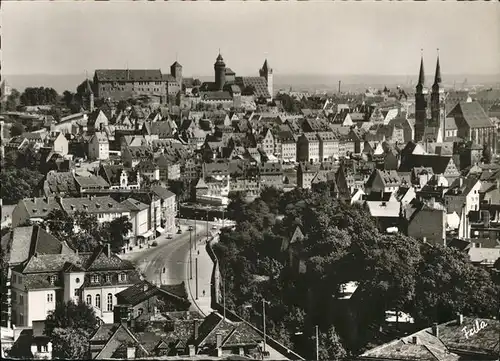 Nuernberg Burg Sebaldus Kirche  / Nuernberg /Nuernberg Stadtkreis