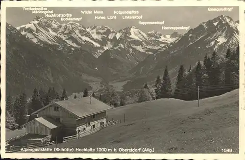 Oberstdorf Gaststaette Hochleite / Oberstdorf /Oberallgaeu LKR