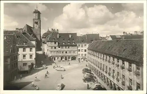 Memmingen Marktplatz Steuerhaus St Martins Kirche  / Memmingen /Memmingen Stadtkreis