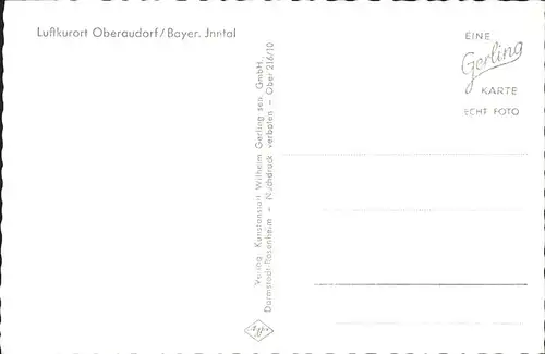 Oberaudorf Bayerisches Inntal / Oberaudorf /Rosenheim LKR