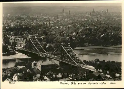 Dresden Loschwitz Hoehe Bruecke / Dresden Elbe /Dresden Stadtkreis