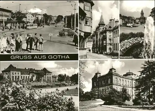 Gotha Thueringen Bruehl Naturkundemuseum Bahnhofstrasse / Gotha /Gotha LKR