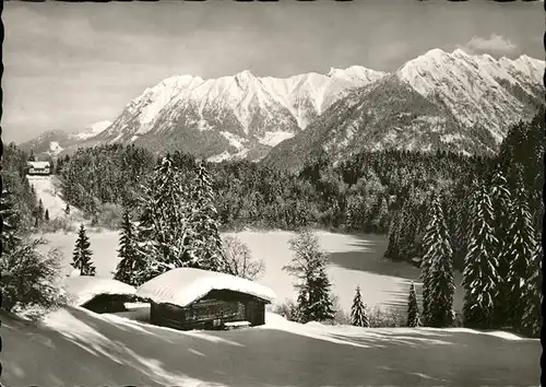 Oberstdorf Freibergsee / Oberstdorf /Oberallgaeu LKR