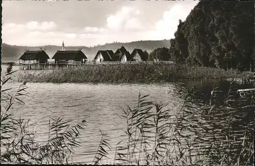 Unteruhldingen Pfahlbauten / Uhldingen-Muehlhofen /Bodenseekreis LKR