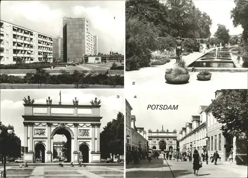 Potsdam Hans-Marchwitza-Strasse Freundschaftsinsel Brandenburger Tor Klement-Gottwald-Strasse / Potsdam /Potsdam Stadtkreis