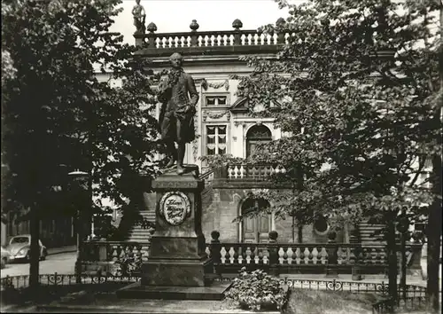 Leipzig Handelsboerse Goethe Denkmal / Leipzig /Leipzig Stadtkreis