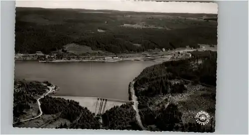 Schluchsee Schluchsee Sperrmauer Seebrugg Faulenfuerst Fliegeraufnahme * / Schluchsee /Breisgau-Hochschwarzwald LKR