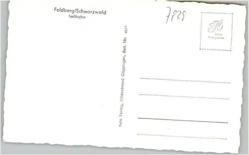 Feldberg Schwarzwald Feldberg Schwarzwald Seilbahn * / Feldberg (Schwarzwald) /Breisgau-Hochschwarzwald LKR