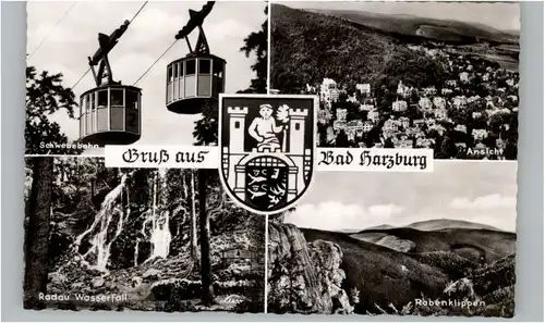 Bad Harzburg Bad Harzburg Schwebebahn Radau Wasserfall Rabenklippe * / Bad Harzburg /Goslar LKR