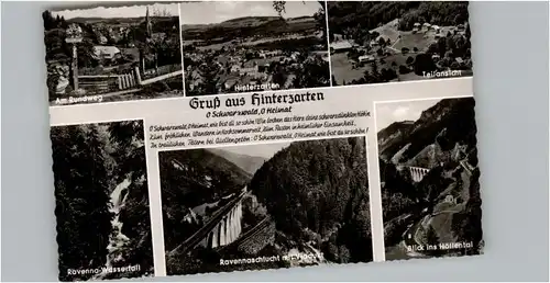 Hinterzarten Hinterzarten Ravenna Wasserfall Viadukt Hoellental * / Hinterzarten /Breisgau-Hochschwarzwald LKR
