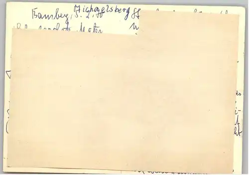 Bamberg Bamberg [Handschriftlich] * / Bamberg /Bamberg LKR