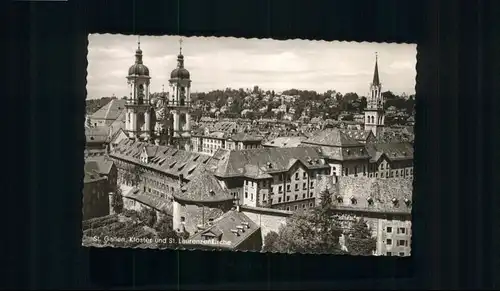 St Gallen SG St Gallen Kloster St Laurenzen Kirche  * / St Gallen /Bz. St. Gallen City