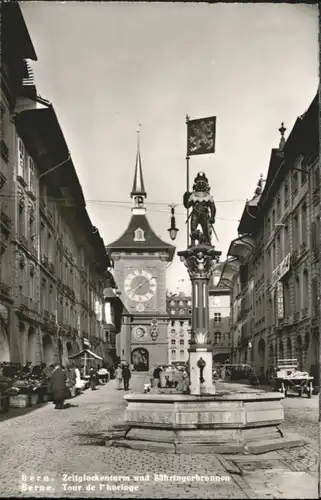 Bern BE Bern Zeitglockenturm Zaehringerbrunnen * / Bern /Bz. Bern City