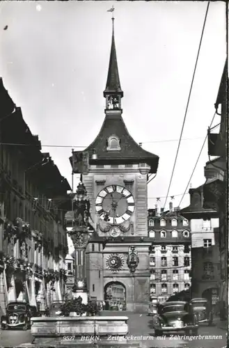 Bern BE Bern Zeitglockenturm Zaehringerbrunnen * / Bern /Bz. Bern City