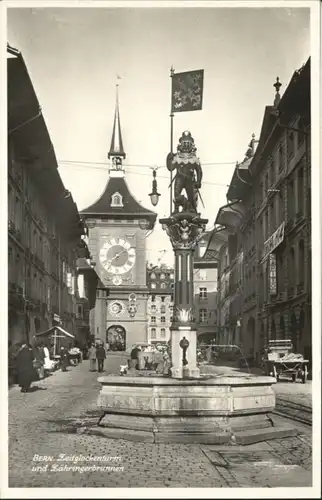 Bern BE Bern Zeitglockenturm Zaehringerbrunnen * / Bern /Bz. Bern City