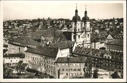 St Gallen SG St Gallen Kloster Kirche  * / St Gallen /Bz. St. Gallen City