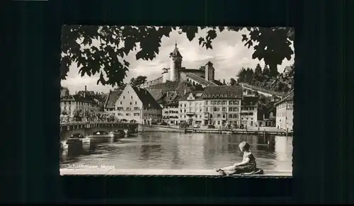 Schaffhausen SH Schaffhausen Munot Bruecke * / Schaffhausen /Bz. Schaffhausen