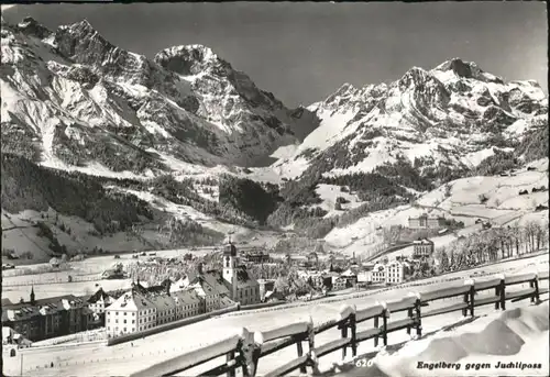 Engelberg OW Engelberg Juchlipass Winter Kloster x / Engelberg /Bz. Obwalden