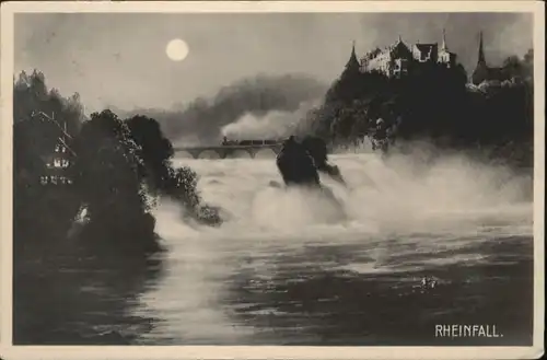 Schaffhausen SH Schaffhausen [Stempelabschlag] Rheinfall x / Schaffhausen /Bz. Schaffhausen