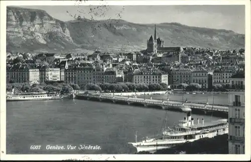 Genf GE Genf Bruecke Schiff x / Genf /Bz. Geneve City