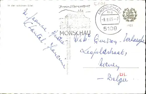Monschau Monschau Friedrich Wilhelm Bruecke x / Monschau /Aachen LKR